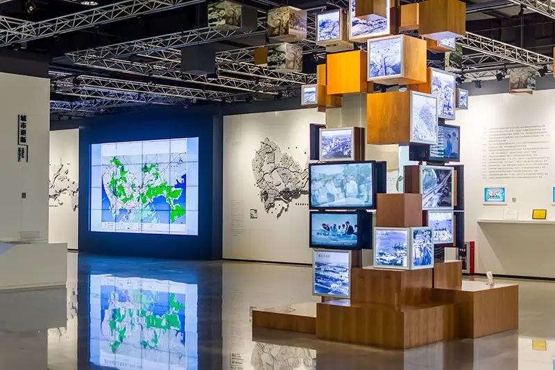 展廳設(shè)計(jì) ，展廳 ，鑫時(shí)空